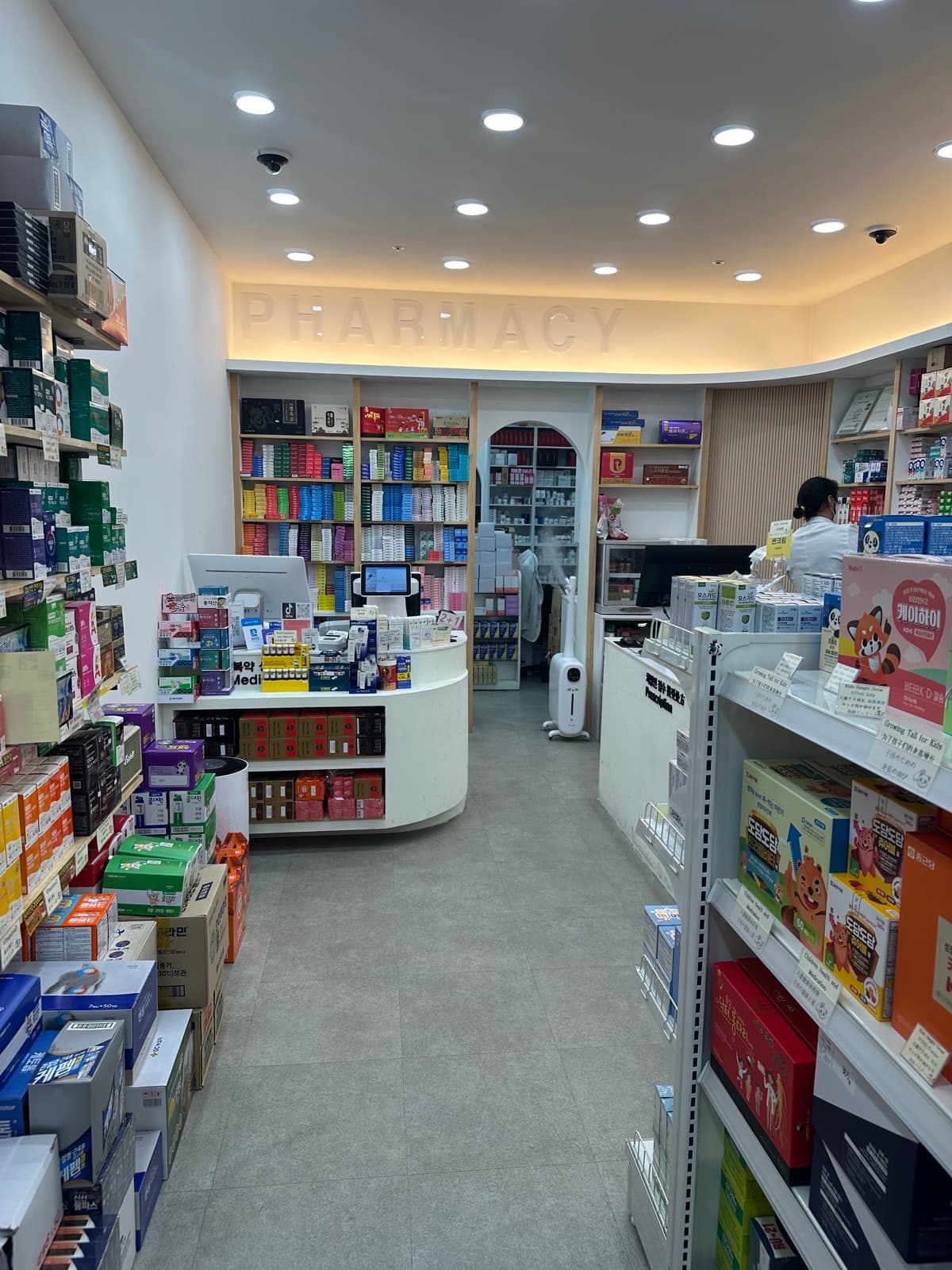 Product shelves